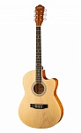Фото:Naranda HS-3911-N Акустическая гитара, с вырезом, цвет натуральный