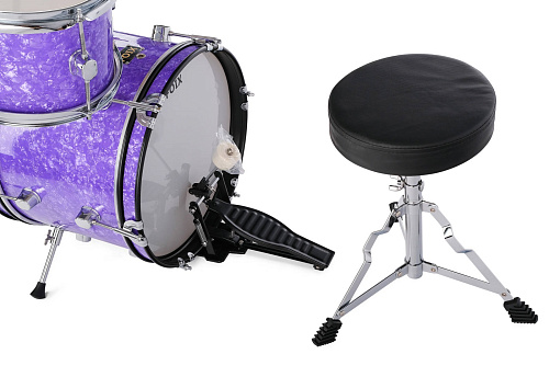 Foix CDF-1096PR Барабанная установка детская, фиолетовая