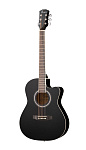 Фото:Foix FFG-3039-BK Акустическая гитара, с вырезом, черная