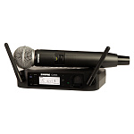 Фото:SHURE GLXD24E/SM58 Z2 2.4 GHz Цифровая вокальная радиосистема с ручным передатчиком SM58
