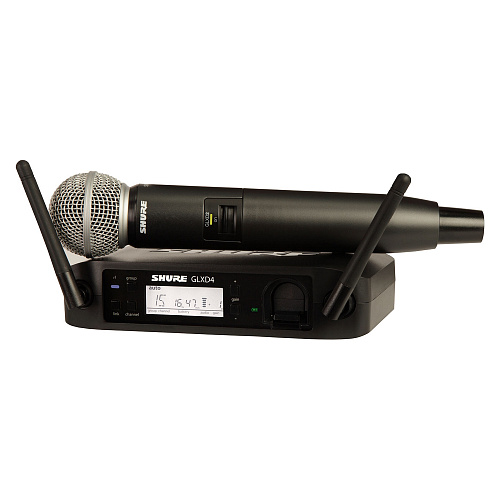 SHURE GLXD24E/SM58 Z2 2.4 GHz Цифровая вокальная радиосистема с ручным передатчиком SM58
