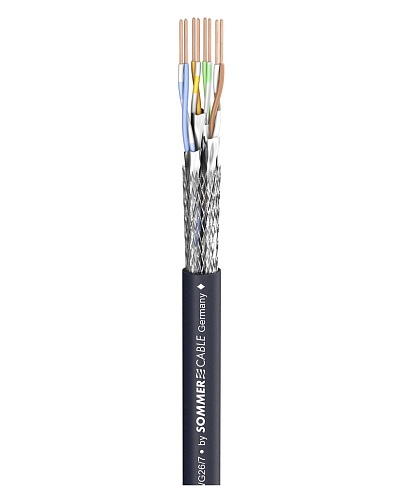 Sommer Cable 580-0401 SC-Mercator CAT.6A PVC Highflex Blk Кабель сетевой витая пара, 100 м