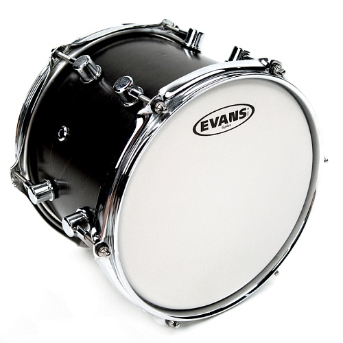 Evans B12W G Plus Coated Пластик для малого, тимбалес и том барабанов 12", белое покрытие