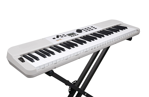 Nux NEK-110-WH Синтезатор, 61 клавиша, автоаккомпанемент, белый