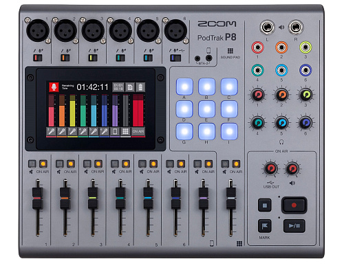 Zoom P8 Аудиорекордер для подкастов