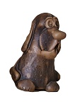 Фото:Керамика Щипановых SB02 Свистулька большая Собака, обварная