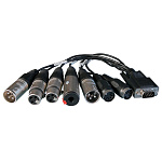 Фото:RME Analog BreakoutCable Балансный 15pole SubD на 4 x XLR Analog, 2 x MIDI, 1 x Phones, для HDSP 9632, HDSPe AIO