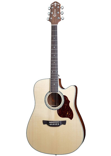 Crafter DE-8/NC Электроакустическая гитара Дредноут с чехлом