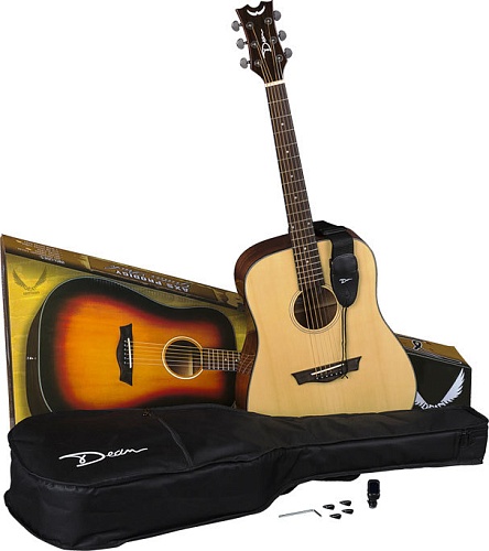 Dean AX PDY GN PK Комплект: акустическая гитара, аксессуары