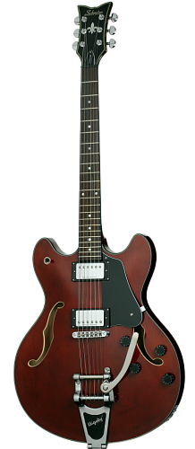 Schecter CORSAIR W/BIGSBY Гитара полуакустическая