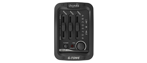 Cherub GS-2 Эквалайзер для акустической гитары, врезной, 3-х полосный, с тюнером