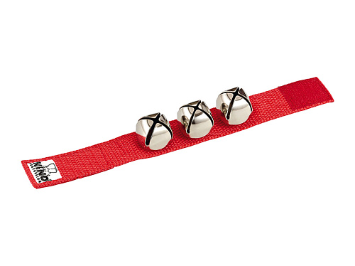 Nino Percussion NINO961R Колокольчики на запястье, красный