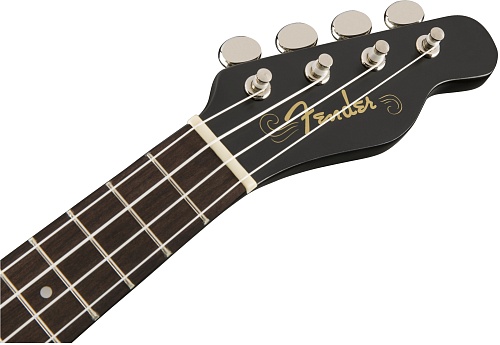 FENDER UKULELE VENICE BLACK Укулеле сопрано