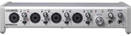 Tascam SERIES 208i USB аудио/MIDI интерфейс (20 входов, 8 выхода)