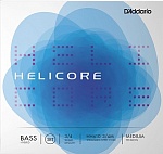 Фото:D'Addario HH610-3/4M Helicore Комплект струн для контрабаса размером 3/4