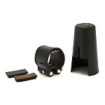 Фото:Vandoren LC21P Leather Кожаная лигатура и пластиковый колпачок для кларнета Bb