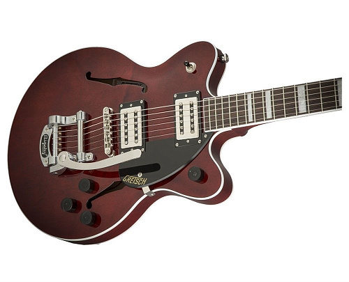 Gretsch G2655T Streamliner Center Block Jr. with Bigsby, Broad'Tron, Walnut Stain Полуакустическая электрогитара