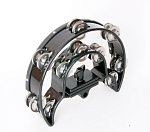 Фото:Dadi DT02 Тамбурин двойной полукруг с креплением на стойку