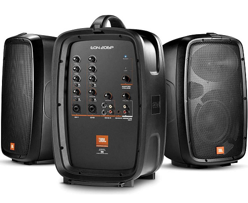 JBL EON206P Активная портативная акустическая система, комплект