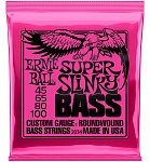 Фото:Ernie Ball 2834 Super Slinky Bass Комплект струн для бас-гитары, 45-100, никель