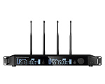 Фото:Октава OWS-U2200HD01L02В-B-PRO Двухканальная радиосистема с поясным и ручным передатчиками, головным OWS-D01 и петличным OWS-L02В микрофонами, диапазон В:512-562 МГц
