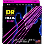 Фото:DR NPE7-10 Neon Pink Комплект струн для 7-струнной электрогитары, никелированные, с покрытием, 10-56