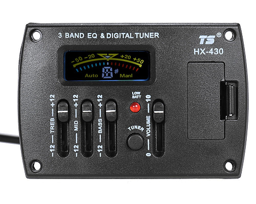Alice EQ-HX430 Эквалайзер 3-полосный, со звукоснимателем, с тюнером