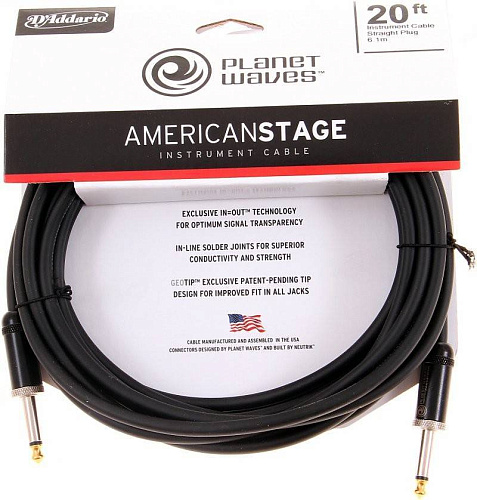 PLANET WAVES AMSG20 Профессиональный инструментальный кабель