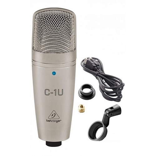 BEHRINGER C-1U Конденсаторный микрофон со встроенным USB аудиоинтерфейсом