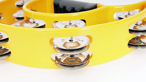 Dadi MT01 Тамбурин двойной полумесяц, пластиковый, 20 пар бубенцов