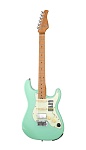 Фото:GTRS S801-Standard-801-GR Электрогитара, зеленая