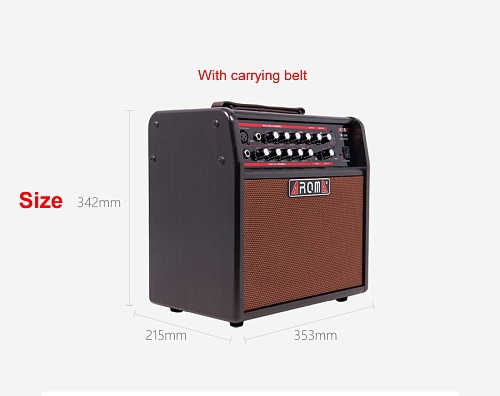 Aroma TM-30A Портативный усилитель акустической гитары