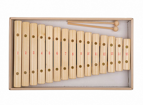 Мастерская Сереброва MS-K1-KS-04 Ксилофон диатонический (15 пластин)