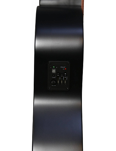 Almires CEC-15 BKS Классическая электроакустическая гитара с вырезом, ель/кр.дерево, цвет черный