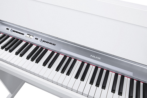 Nux NCK-330-WH Цифровое пианино на стойке с педалями, белое