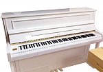 Фото:Samick JS112RID/WHHP    пианино, цвет белый полированый
