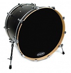 Фото:Evans BD22RBG Resonant Black Пластик для бас-барабана 22", резонансный, черный