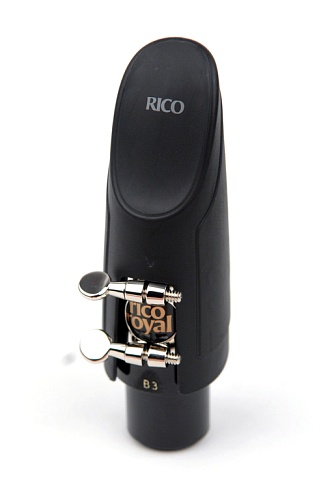 Rico RTS1N Лигатура с колпачком на мундштук из эбонита для саксофона тенор, никелированная