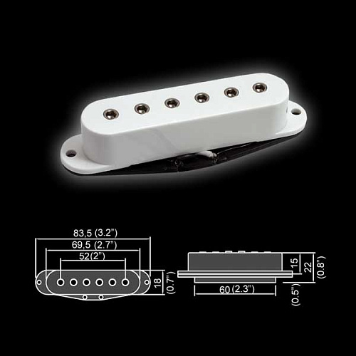 Belcat BS-11Bridge-BK Звукосниматель магнитный, сингл, бриджевый, черный