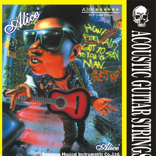 Alice A306-XL Комплект струн для акустической гитары, посереберенная медь 10 [20]