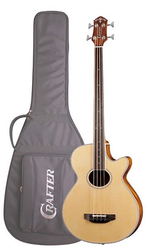 CRAFTER BA 400EQ/FL/N Акустическая бас-гитара с чехлом