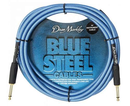 Dean Markley DMBSIN10S Blue Steel Кабель инструментальный, 3 м, прямой