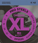 Фото:D'Addario EPS520 XL PRO STEEL Струны для электро-гитары Super Light 9-42 D`Addario