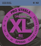 :D'Addario EPS520 XL PRO STEEL   - Super Light 9-42 D`Addario