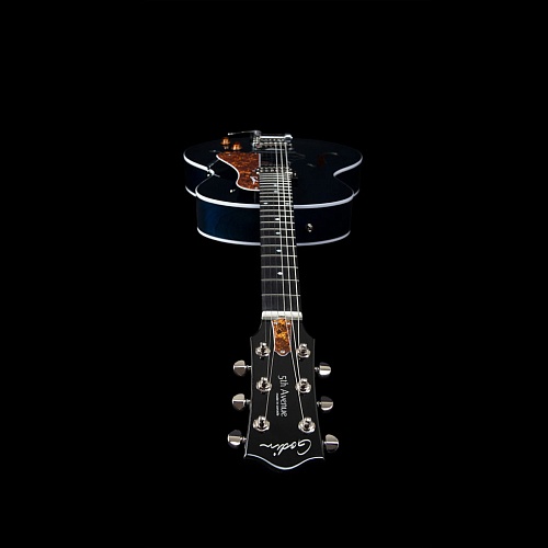 Godin 5th Ave Night Club Indigo Blue Электрогитара арктоп, с футляром