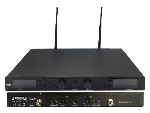 LAudio 4000-UR Беспроводная микрофонная система, два микрофона петлички