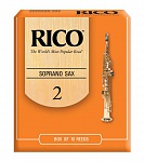 Фото:Rico RIA1020  Трости для саксофона сопрано, размер 2.0, 10шт