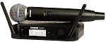 Фото:SHURE GLXD24E/B58 Z2 2.4GHz  Цифровая вокальная радиосистема с ручным передатчиком BETA58