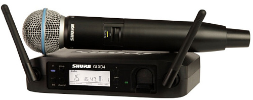 SHURE GLXD24E/B58 Z2 2.4GHz  Цифровая вокальная радиосистема с ручным передатчиком BETA58