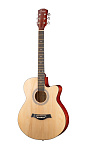 Фото:Foix FFG-4001C-NAT Акустическая гитара, с вырезом, цвет натуральный